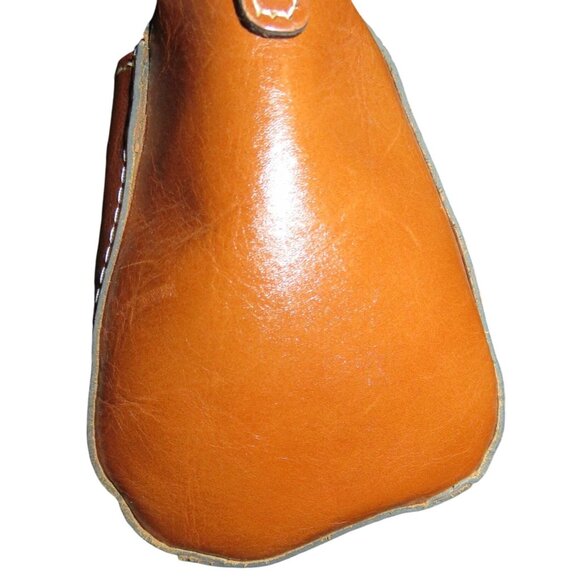 Patricia Nash Heritage Collection Leather Crossbody & Bernini Wallet Set Cognac - Picture 6 of 14